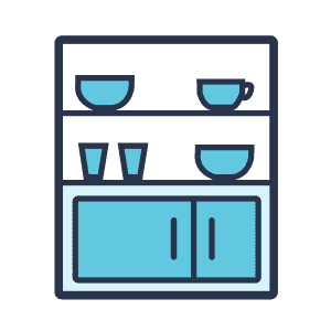 Icon for kitchen accessories.