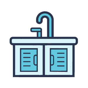 Kitchen sink Hoop Pine Kitchens