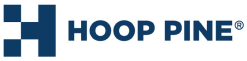 The brand logo of Hoop Pine.