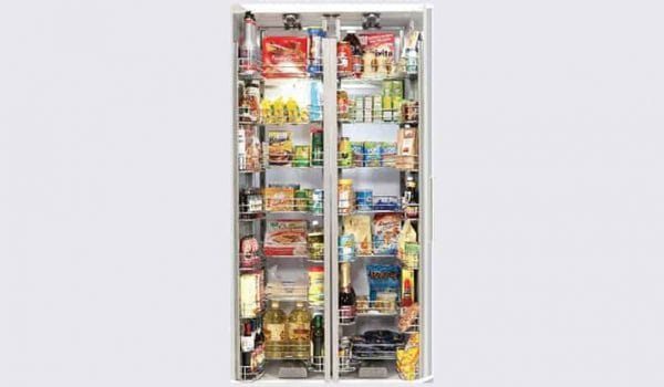 Kitchen accessory double pantry